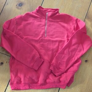 NEW Men's Quarter-Zip Sweatshirt 3X